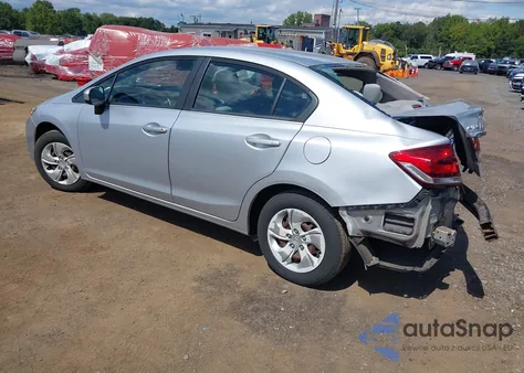 2015 Honda Civic Lx z USA, uszkodzony, nr VIN 2HGFB2F51FH508261